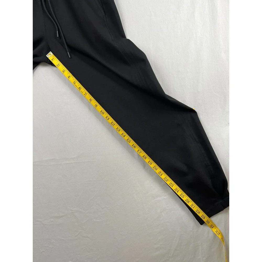 Athleta Joggers Womens Small Tall Black High Rise Drawstring Tapered Athleisure